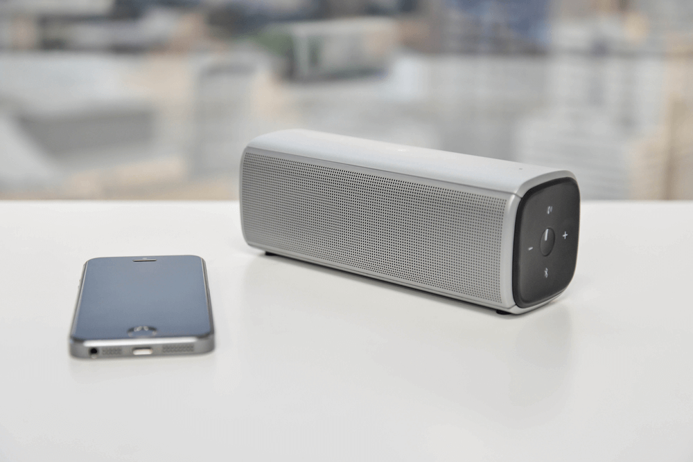 Use the app to make the speaker sound louder